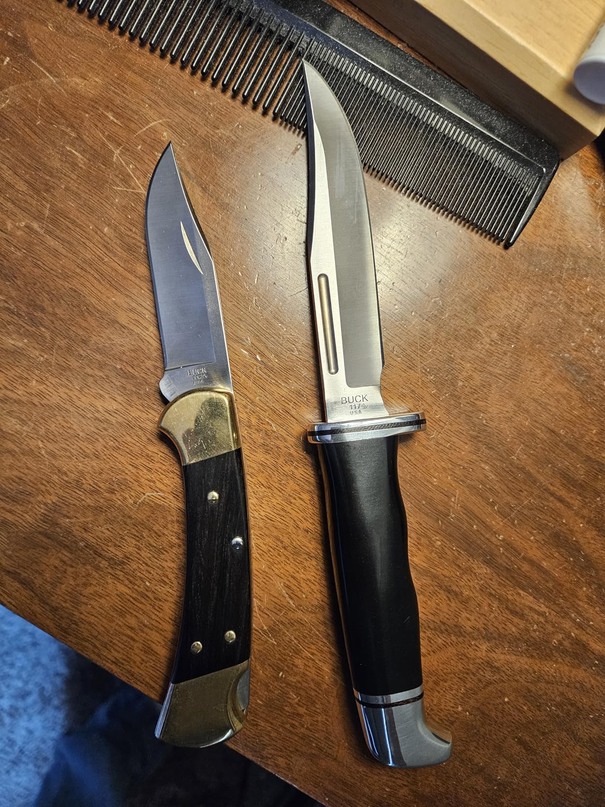 Buck Knives 117 Brahma Hunting Knife, 4-1/2