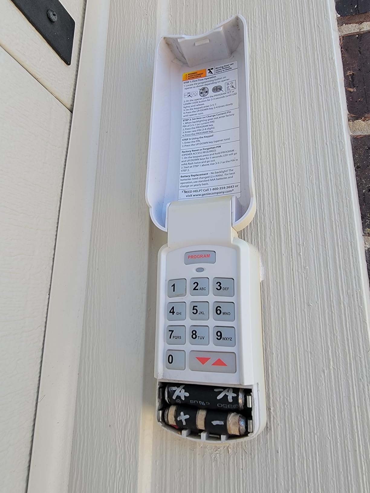 myQ Smart Garage Door Video Keypad with Wide-Angle Camera, Customizable PIN Codes, and Smartphone Control customer photo 2