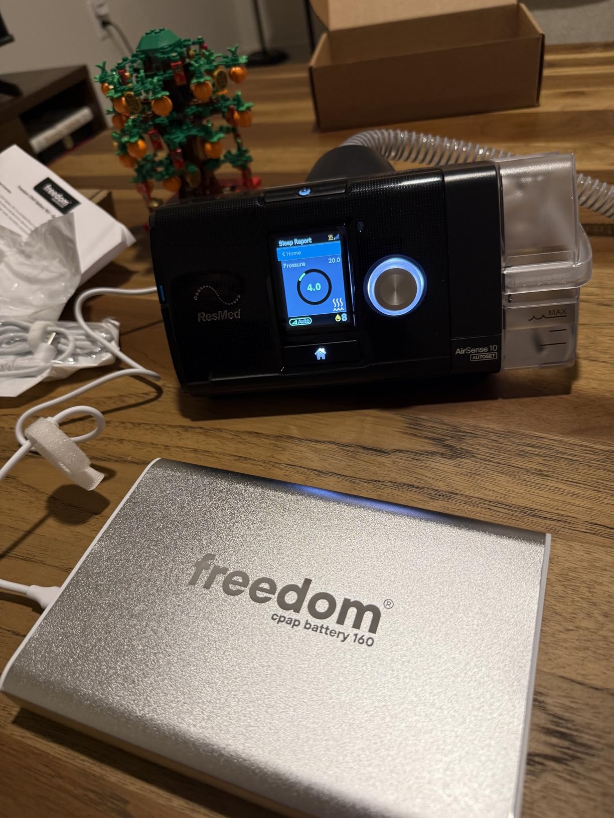 Freedom CPAP Battery 160Wh - Up to 24 Hours with AirSense 11 customer photo 1