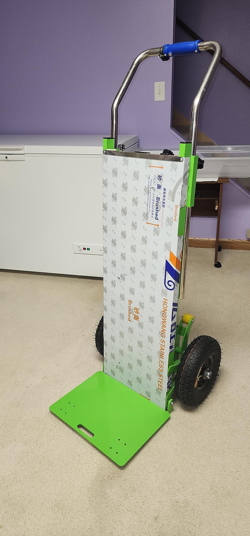 880lb Electric Stair Climbing Hand Trucks Also Suitable for Curved Stairs customer photo 2