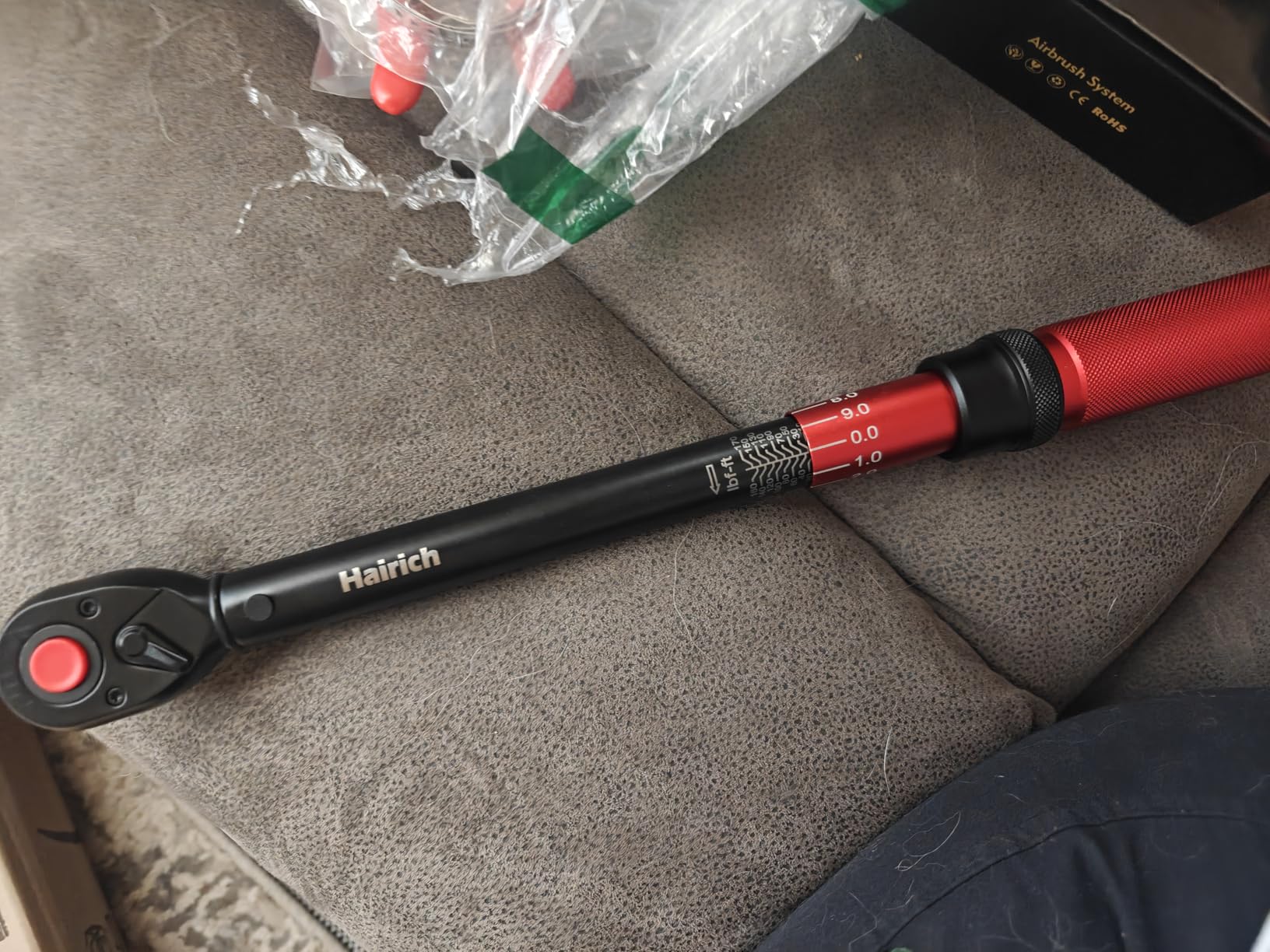 Hairich 1/2 Inch Drive Click Torque Wrench, Dual-direction Torque Wrench 10-170.0ft.lb/13.60-230.5Nm, 72-tooth Torque Wrenches with Dual Range Scales, ±3% High Precision For Bike customer photo 2