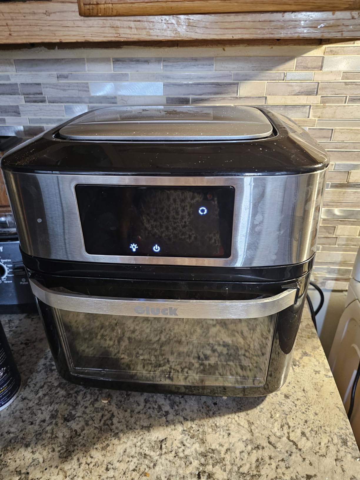 Air Fryer Oven Large 20 QT, 10-in-1 Toaster Oven Air Fryer Combo with Window for Family, Airfryer Oven with Rotisserie, 3 Dehydrating Racks customer photo 1