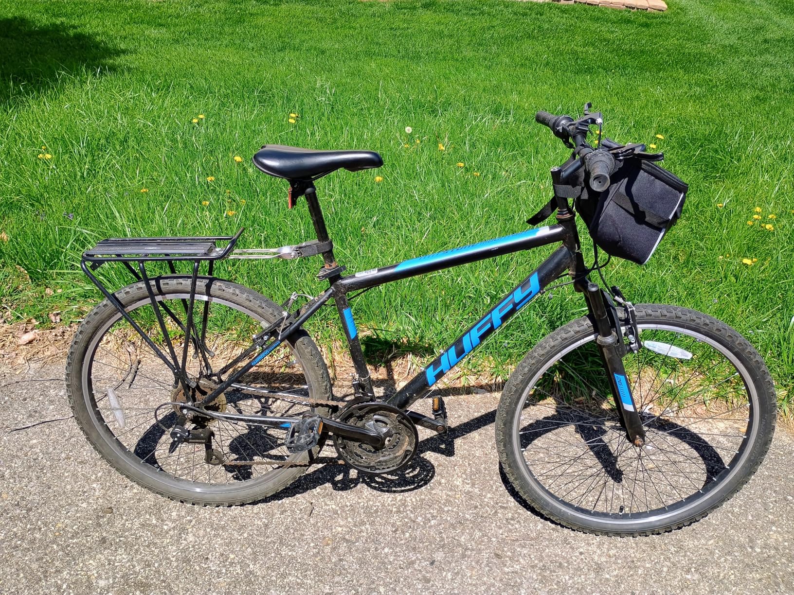 Huffy Stone Mountain Bike for Men and Women, 20 inch/24 inch/26 inch, 6-Speed or 21-Speed, Front or Dual Suspension (Varies), Multiple Colors, Adjustable Saddle, Shimano Equipped, All-Terrain Tires customer photo 2