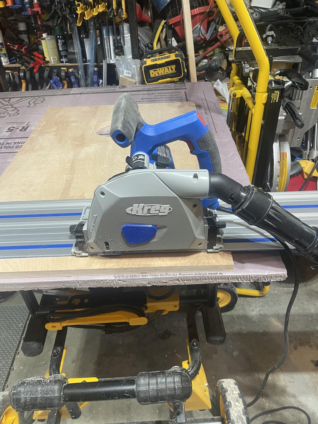 Kreg Adaptive Cutting System Plunge Saw - Plunge Circular Saw - Cuts Solid Wood & Plywood customer photo 1