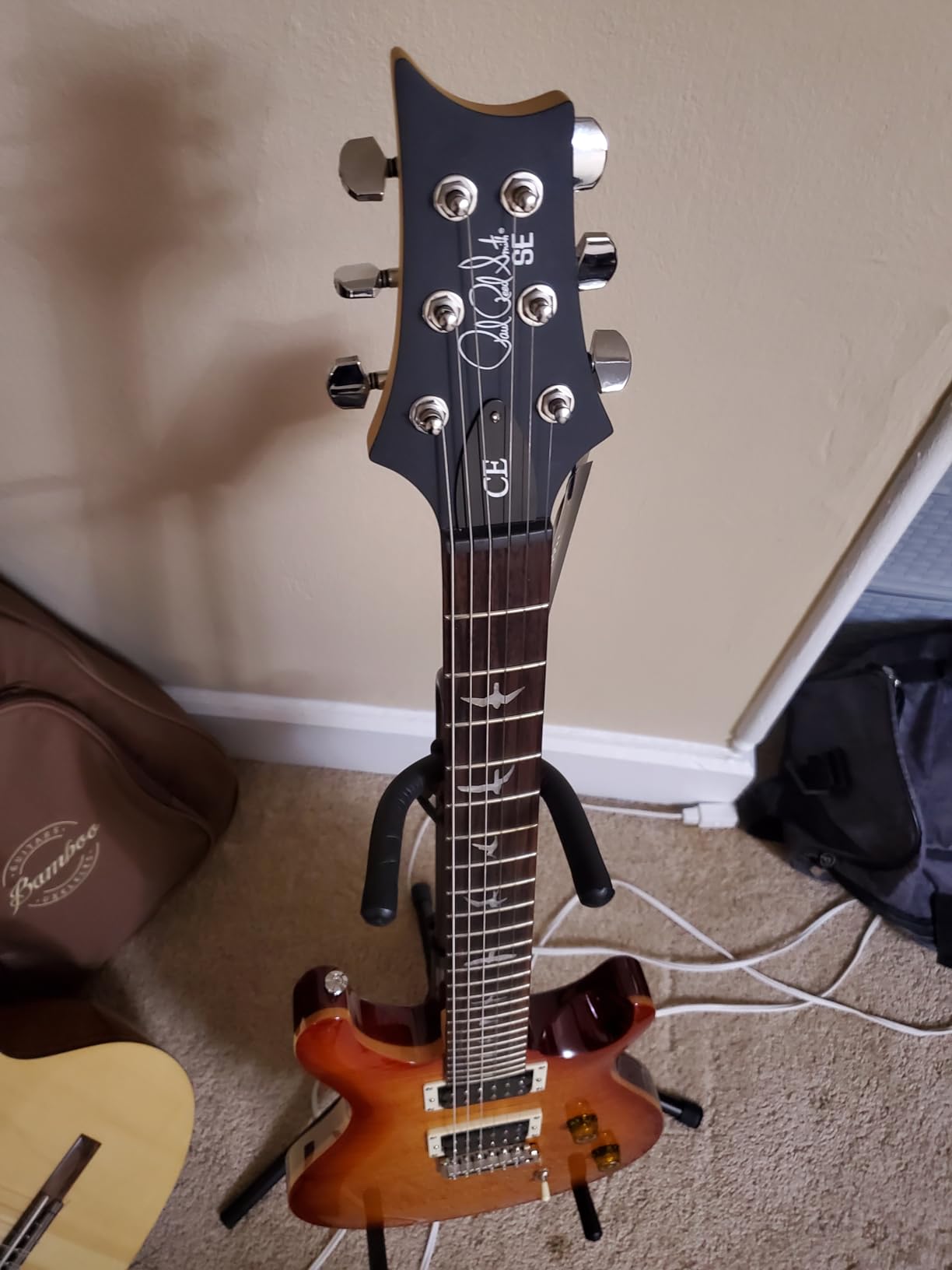 PRS SE CE 24 Electric Guitar - Black Cherry customer photo 1