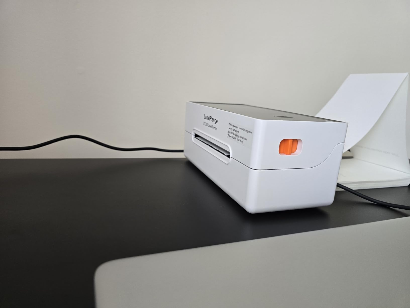 LabelRange Ecommerce Label Printer 4x6, Thermal Shipping Label Printer, Support Amazon, USPS, Pirate Ship, Shopify, Poshmark, Bluetooth and USB Connection customer photo 2