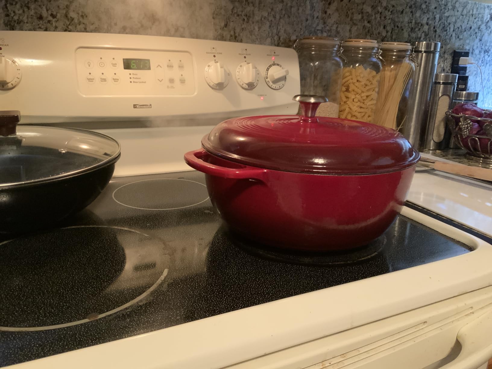 Best Choice Products 7.5 Quart Enamel Cast-Iron Round Dutch Oven, Family Style Heavy-Duty Pre-Seasoned Cookware for Home, Kitchen, Dining Room, Oven Safe w/Lid, Dual Handles - Sage Green customer photo 1