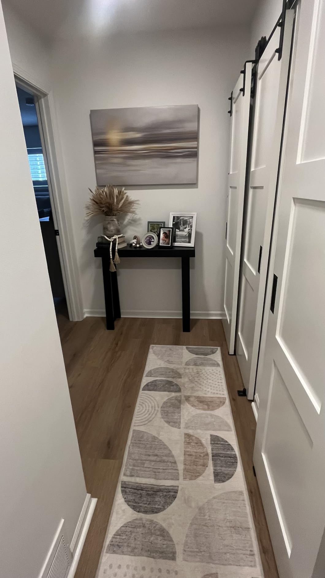 Plank+Beam Solid Wood Console Table, 46 Inch, Sofa Table, Narrow Entryway Table for Hallway, Behind The Couch, Living Room, Foyer, Easy Assembly, Blonde customer photo 1