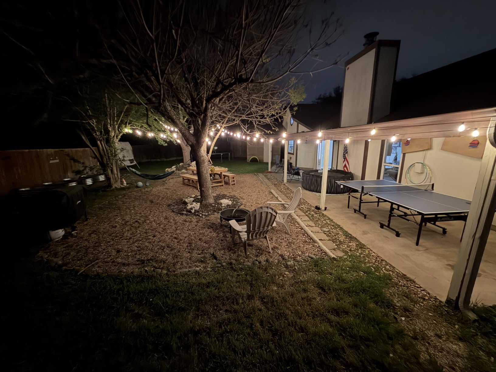 Tenmiro 200FT Outdoor String Lights, Ultra Long LED Patio Lights with Shatterproof High Brightness S11 Edison Bulbs, Outside Hanging Light Waterproof for Backyard Deck Porch Party Decor 2700K customer photo 2