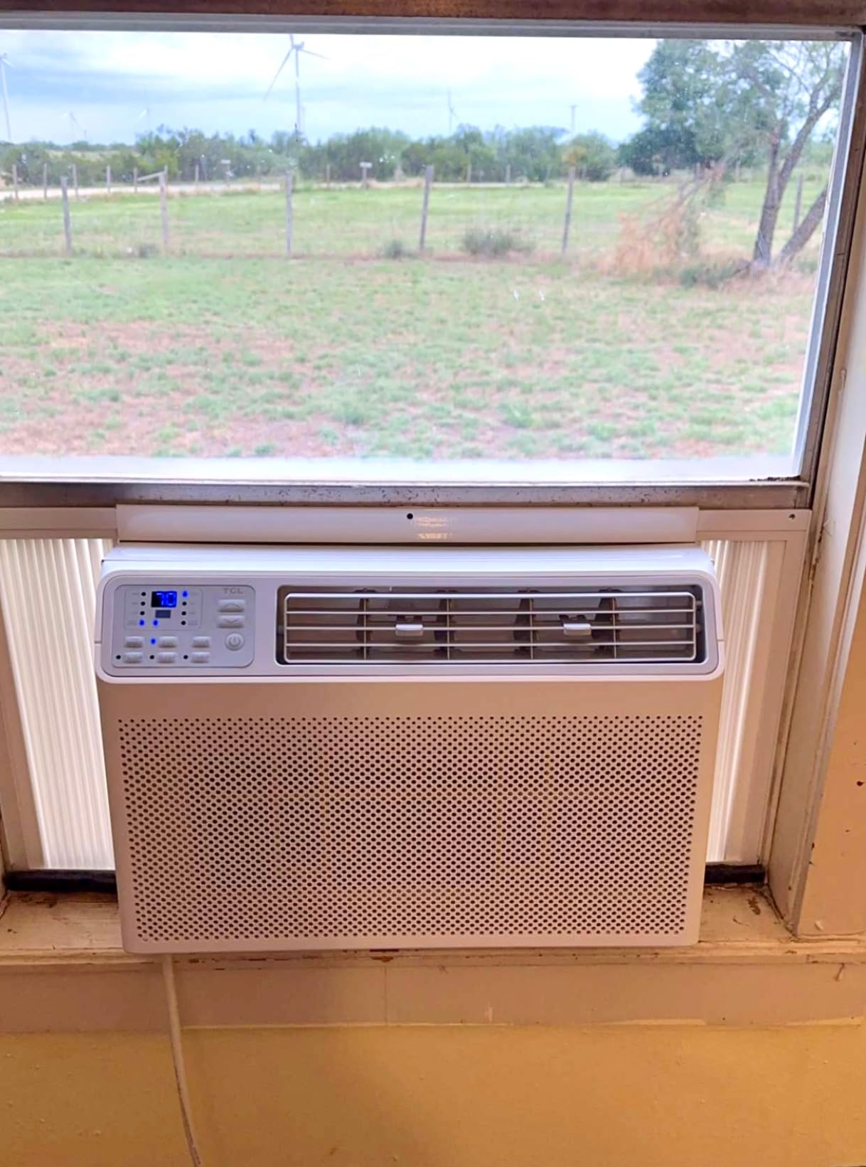 TCL 8,000 BTU Smart Window Air Conditioner, Best Compact Quiet Energy Efficient AC Unit, Fan & Dehumidifier, Rooms Up To 350 Sq. Ft., Remote Control, Works with Alexa, Google Assistant & TCL Home App customer photo 1