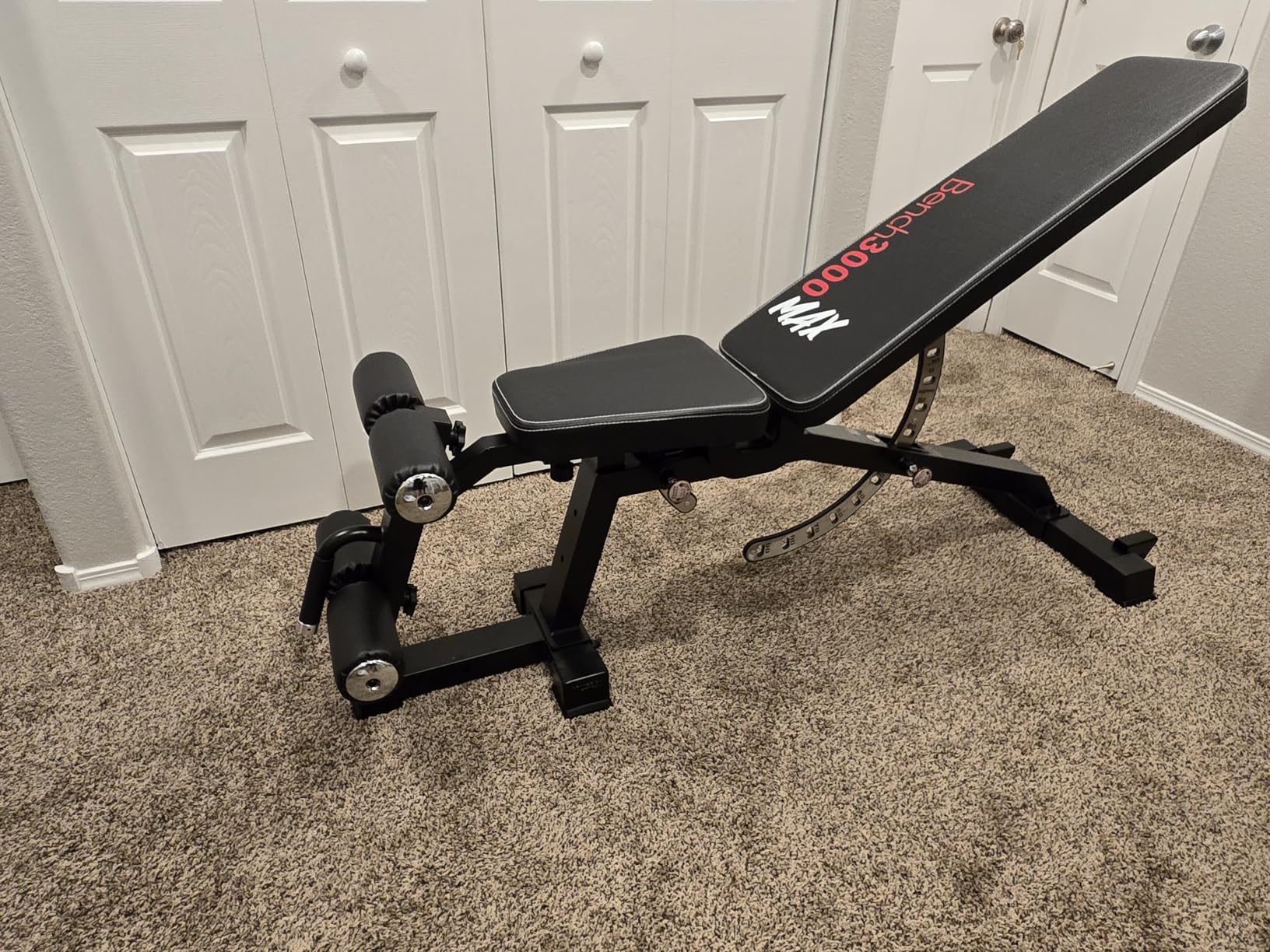 KeppiFitness Adjustable Weight Bench, Bench3000 MAX Heavy Duty Workout Bench Press with Leg Extension and Preacher Pad for Home Gym Fitness, Flat Incline Decline Sit Up Bench customer photo 1