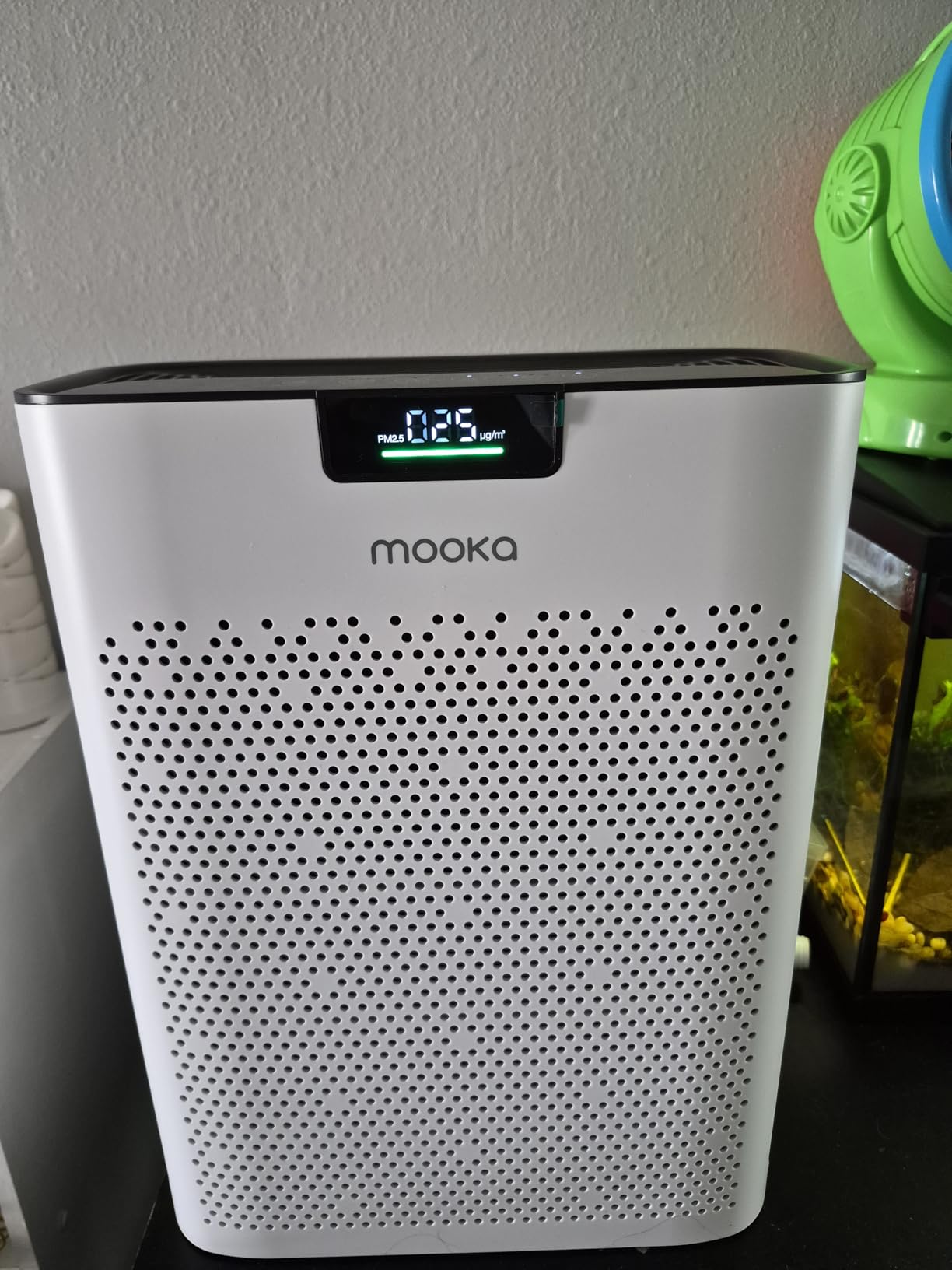Air Purifiers for Home Large Room 2200 Ft² with Washable Filters, MOOKA H13 HEPA Air Purifier for Home Pets Bedroom with Fragrance, Air Cleaner for Smoke Dust Pollen Pets Hair Odor, KJ190 White customer photo 2
