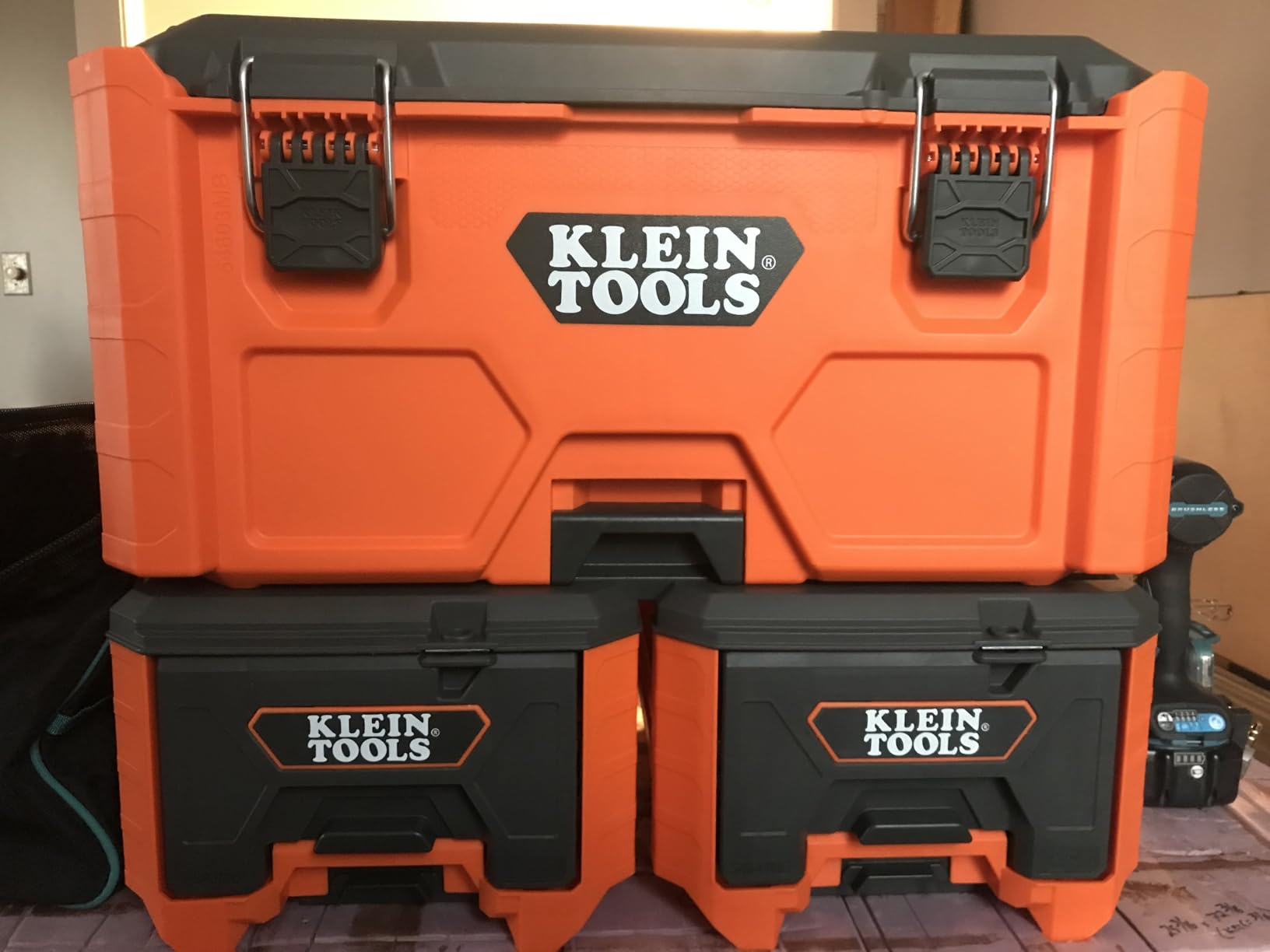 Klein Tools 54823MB MODbox 3-Drawer Tool Box Organizer, Heavy-Duty Tool Storage, Stackable Module, 50-Pound Capacity customer photo 1