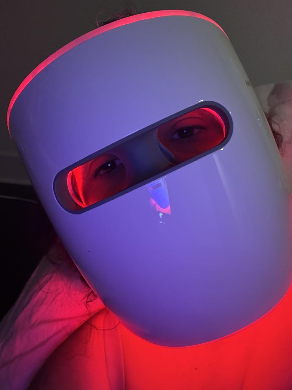 HIME SAMA LED Face Mask, 8 Color LED Mask for Face Skin Care, FSA,HSA Eligible, Red Light Mask for Face, Infrared, Red & Blue Light Mask, Wrinkle Reduction, Wireless. (Miracle ACE RB-081) customer photo 1