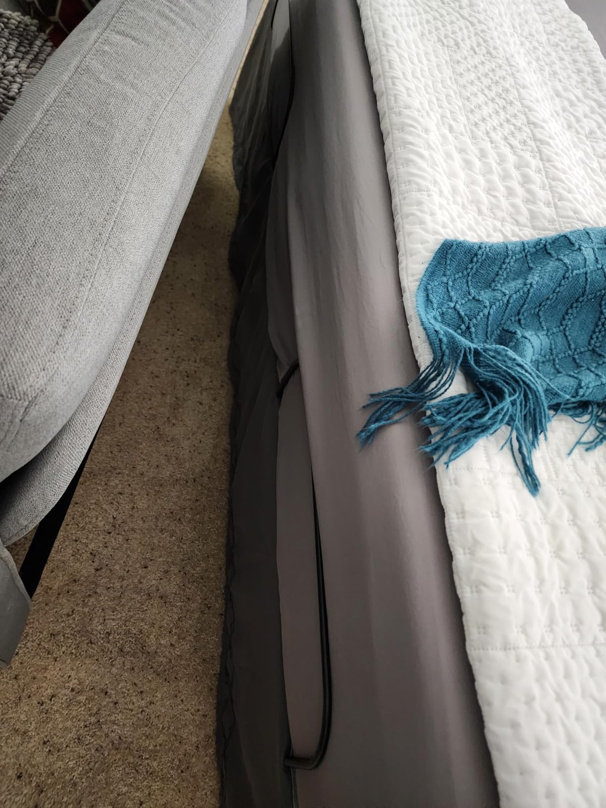 Sven & Son Classic Adjustable Bed Base, Head and Foot Lift, Massage, Under-Bed Lights, USB, Memory, Zero Gravity Smart Frame - Split King customer photo 2
