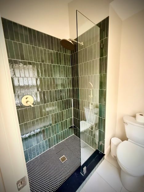 Iriber Thermostatic Shower System Wall Mount with 10 Inch Roud Rainfall Shower Head and Handheld, Shower Faucet Mixer Trim Kit (Valve Included), Brushed Nickel customer photo 1