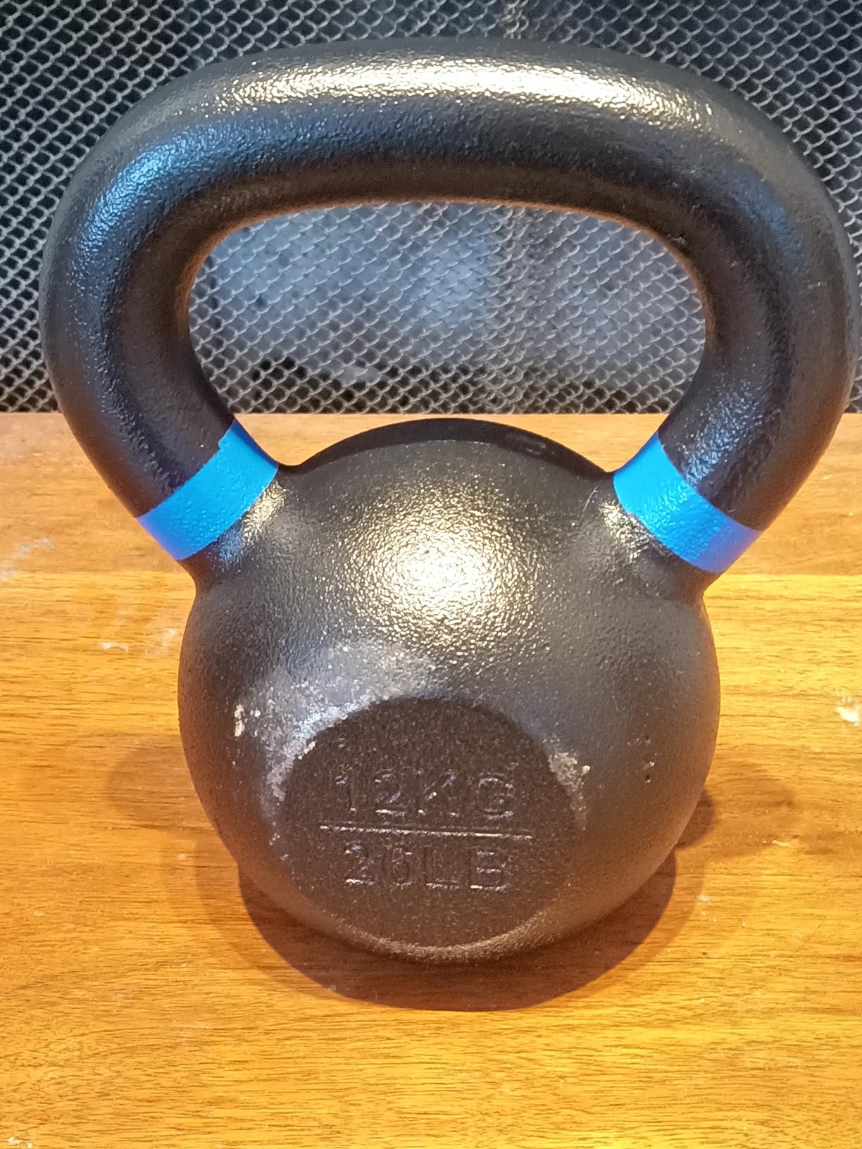 Rage Fitness Single Cast Iron Kettlebell | Powder Coated - Wide Handle Weights for Core & Glute Workouts customer photo 1