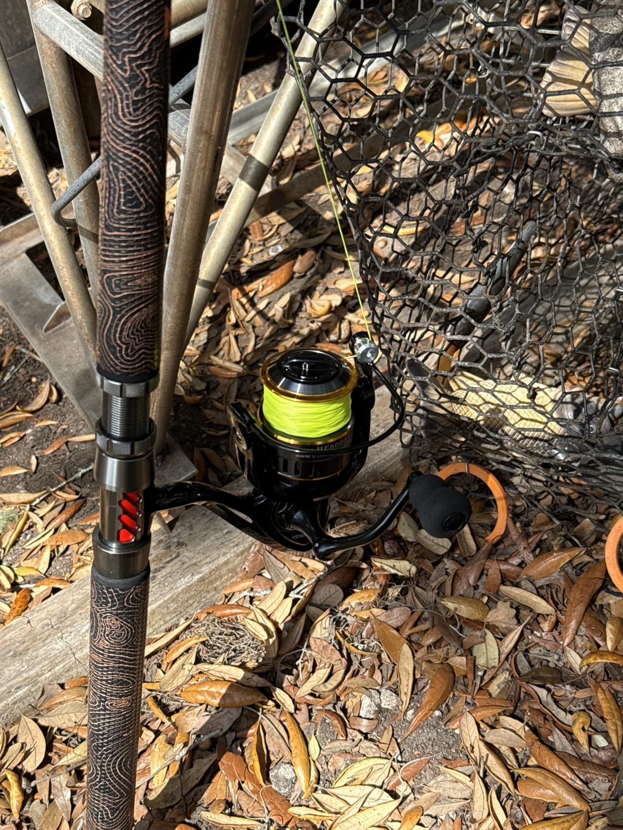 Monster Catfish Fishing Rod - 7' Medium Heavy, 1-Piece Glow in Dark Casting Rod, S-Glass & Carbon Graphite Blend, Durable EVA Foam Super Grip, Catfish Pole for Night Fishing customer photo 1