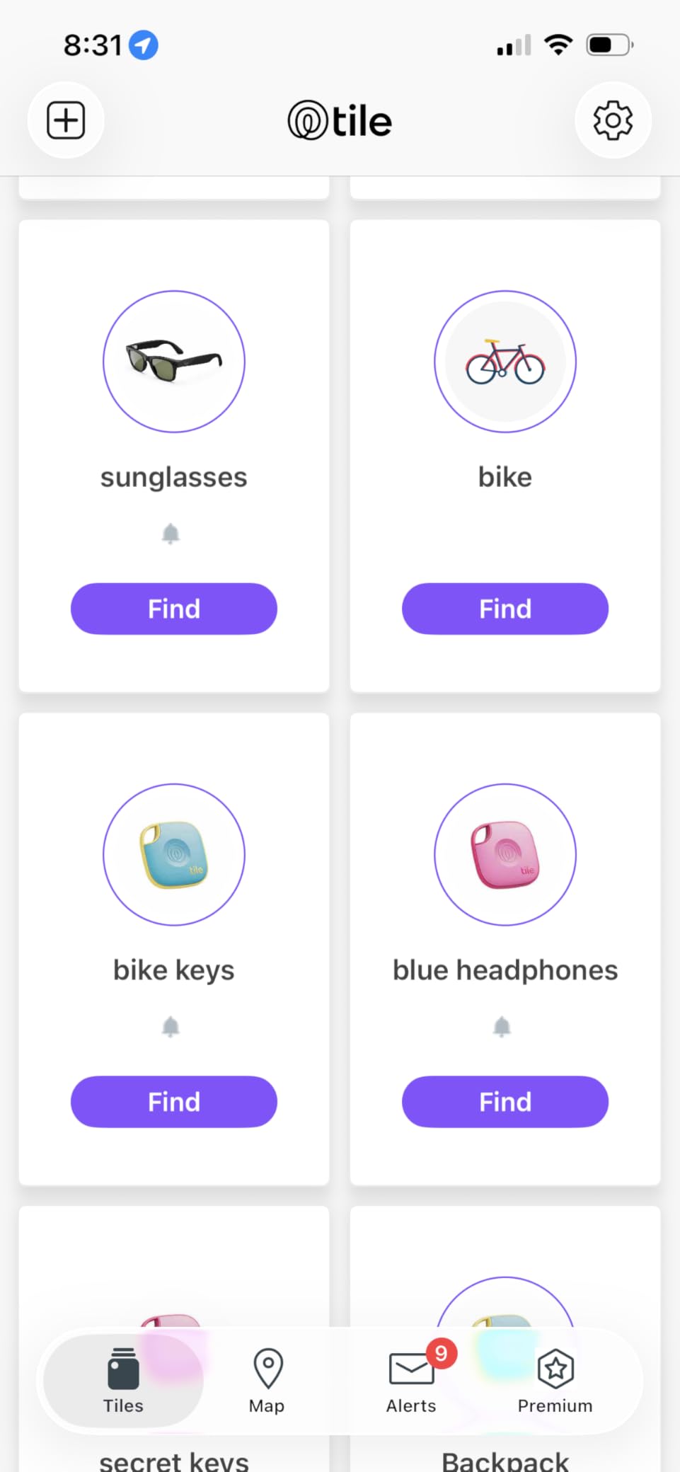 Life360 Tile - Bluetooth Tracker, Keys Finder and Item Locator for Keys, Bags and More. Phone Finder. Both iOS and Android Compatible. 2-Pack (Black/White) customer photo 2