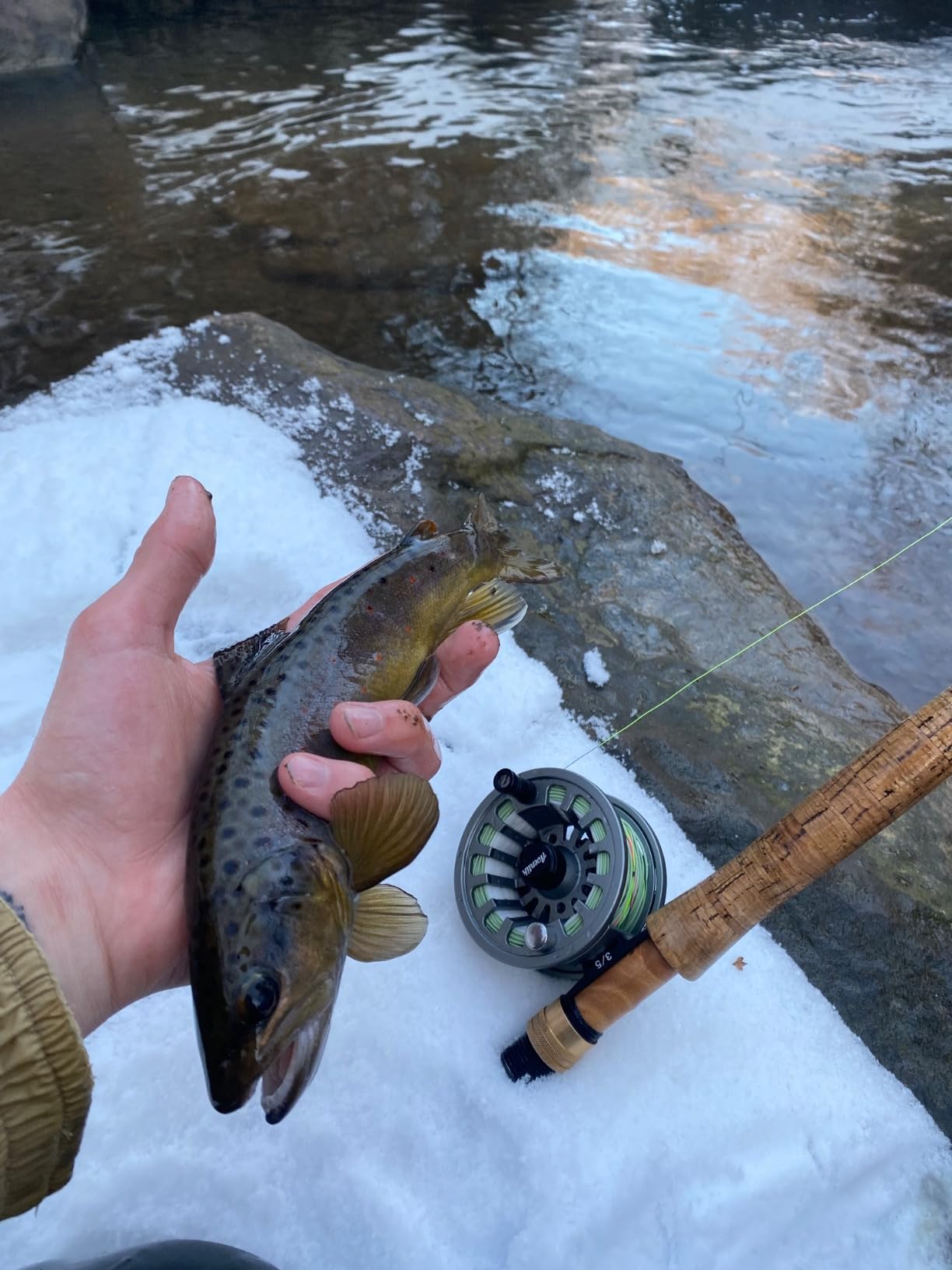 Aventik FLK Fly Fishing Reel Aluminum Trout 3/5, 5/7, 7/9wt Large Arbor Freshwater Fly Reel customer photo 2