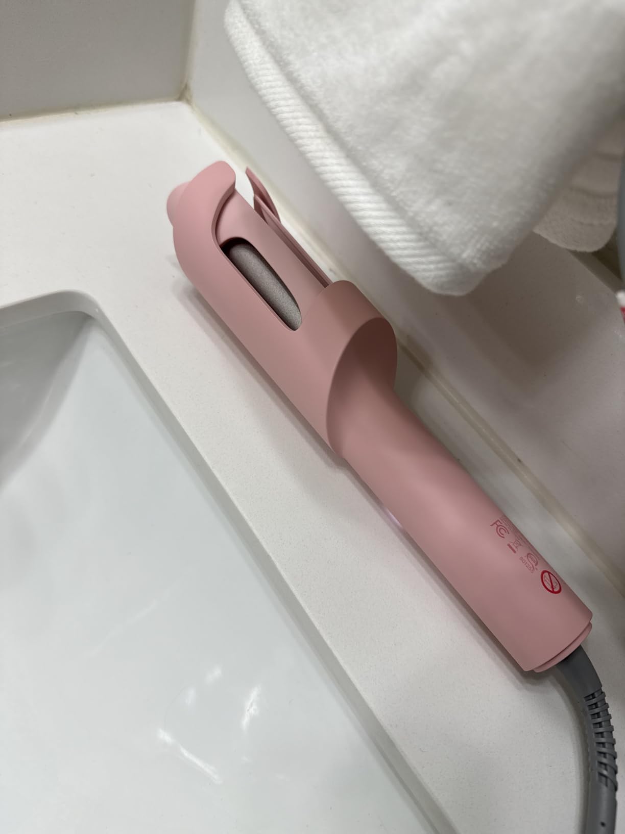 TYMO Automatic Rotating Curling Iron - TYMO CURLPRO Beach Waves Curling Wand customer photo 2