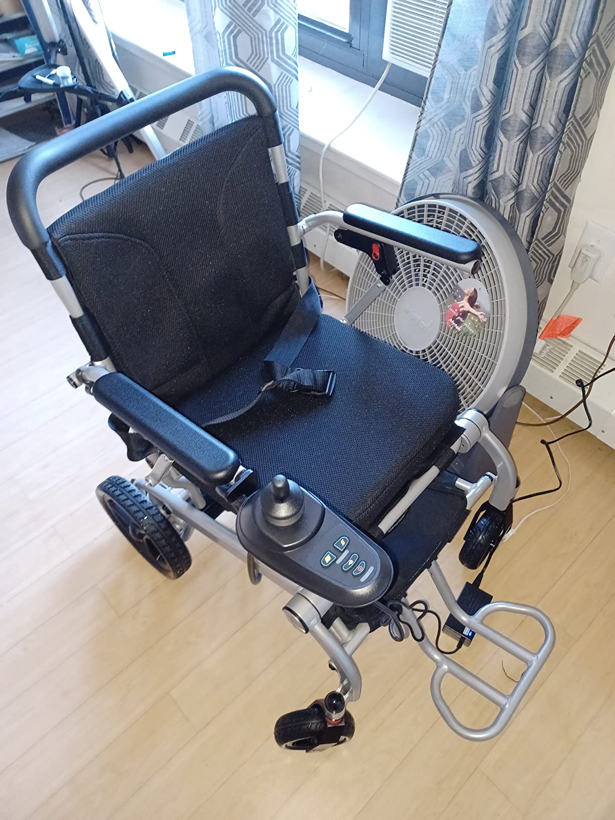 Rubicon DX01 All-Terrain Foldable Electric Wheelchair - 500W Motor, 12 mi Range, 300 lbs Capacity. Durable, Powerful. Silla de Ruedas Electrica para Adultos, Supports up to 300 lbs. (Model3) customer photo 2