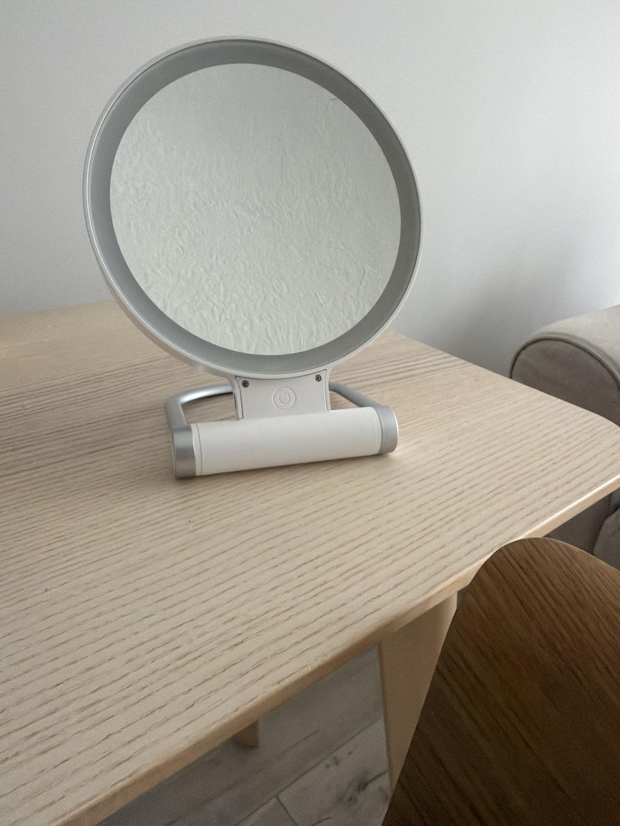 B Beauty Planet Magnifying Mirror with Light 30X, Double-Sided 1X/ 30X Magnifying Makeup Mirror with Tweezer, 2000mAh 3 Colour Modes with Adjustable Brightness,Foldable Travel Mirror(9