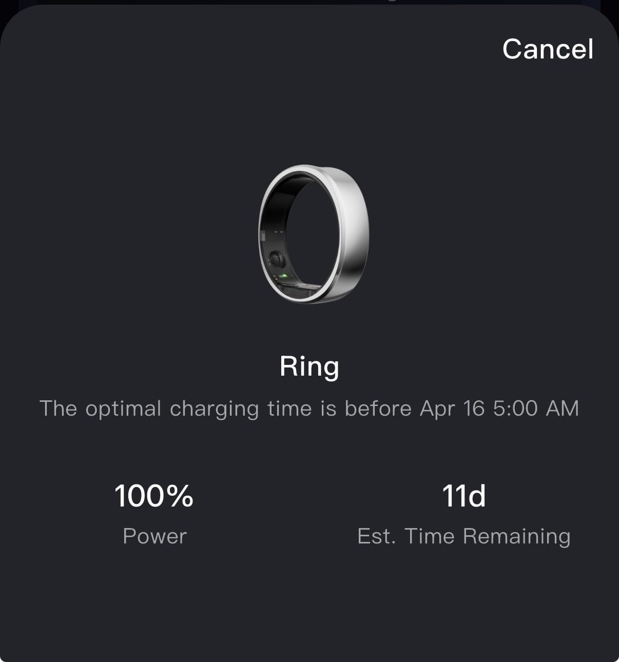 RingConn Gen 2, World's First Smart Ring with Sleep Apnea Monitoring, No APP Subscription, 12-Day Battery Life, Stress/Heart Rate/Women's Health Tracker, Android & iOS Compatible customer photo 1