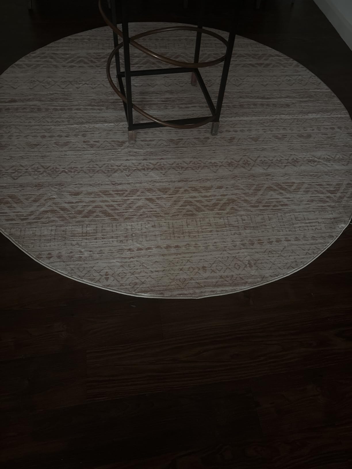 Miukiki 8x10 Area Rug for Living Room Moroccan Washable Rugs Non Slip Indoor Floor Carpet Foldable Large Soft Area Rug for Dining Room Bedroom with Low Pile (Grey, 8'x10') customer photo 1