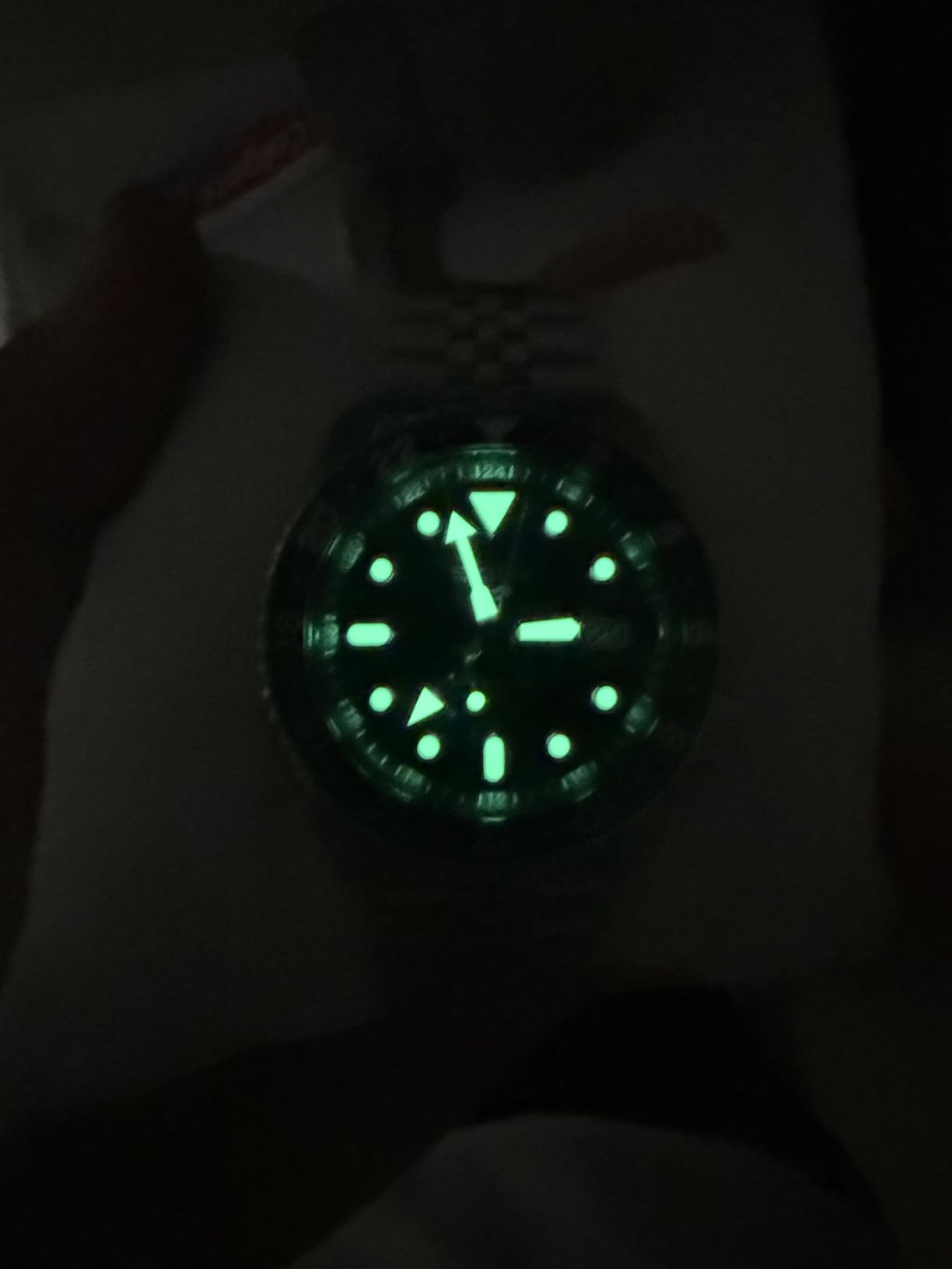5 Sports SKX GMT Automatic Green Dial Sprite Bezel Men's Watch SSK035 customer photo 2