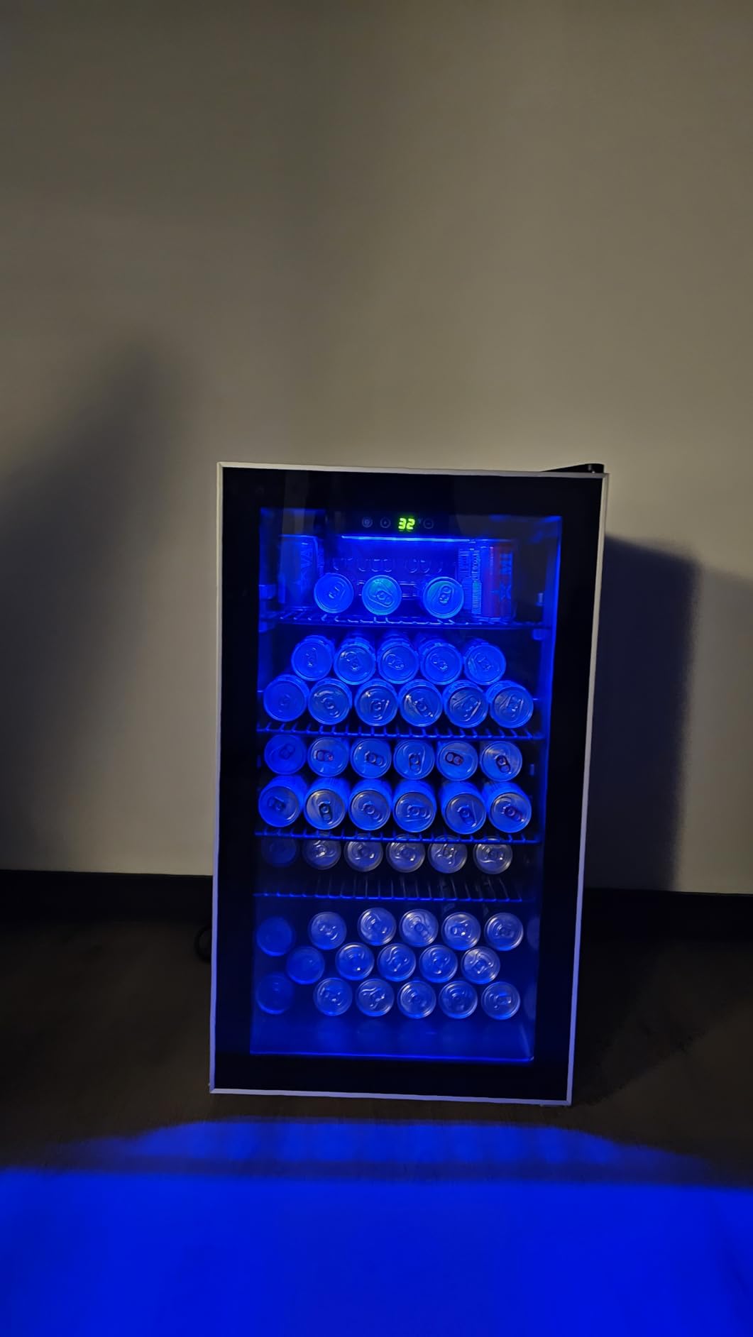 Electactic Wine Cooler 37 Bottle Freestanding Fridge with Stainless Steel Reversible Glass Door customer photo 2