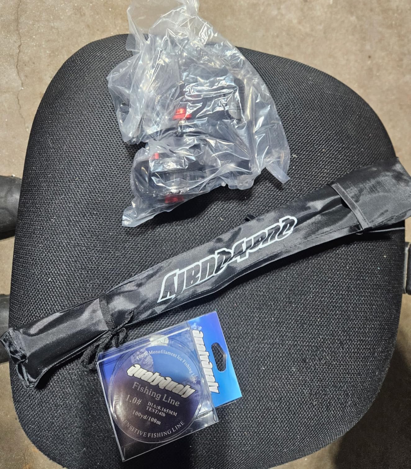QualyQualy Ice Fishing Rod and Reel Combo 24 inch M/ML Inline Ice Fishing Combos with 2 Different Tips customer photo 1