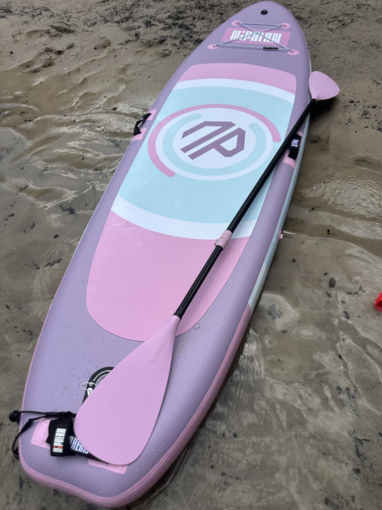 Niphean (Ultra-Light) Inflatable Paddle Board with StabilTrac Fin and Durable SUP Accessories, 10' Stand Up Paddle Boards for Adults & Youth, Versatile Yoga Paddle Board, Gift Ideas customer photo 1
