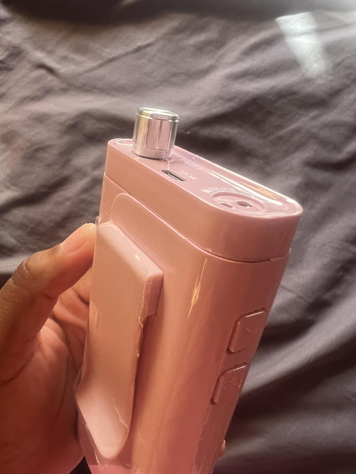 MelodySusie Entry-Level Clip-On Rechargeable Essential Nail Drill, SC300F 30000RPM E-File with LCD Display for All Manicure Shaping & Gel Removal, Ideal for Training, Nail Art Practice & Home Use, Pink customer photo 1