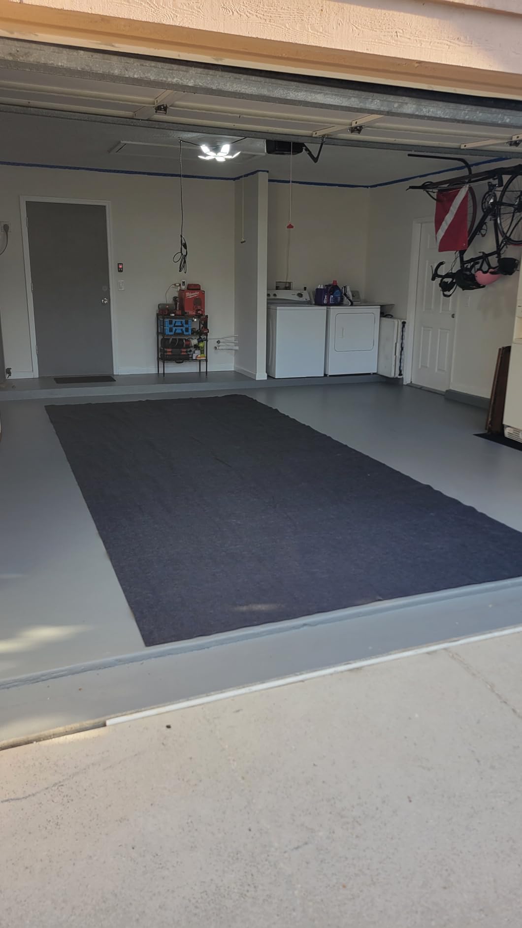VEVOR Car Garage Mat, 7.4'x17', Shields Against Water, Snow, Rain, Mud, Oil, Durable Slip-Resistant Floor Cover with TPE Leak-Proof Backing, Simple to Maintain & Customizable Size customer photo 1
