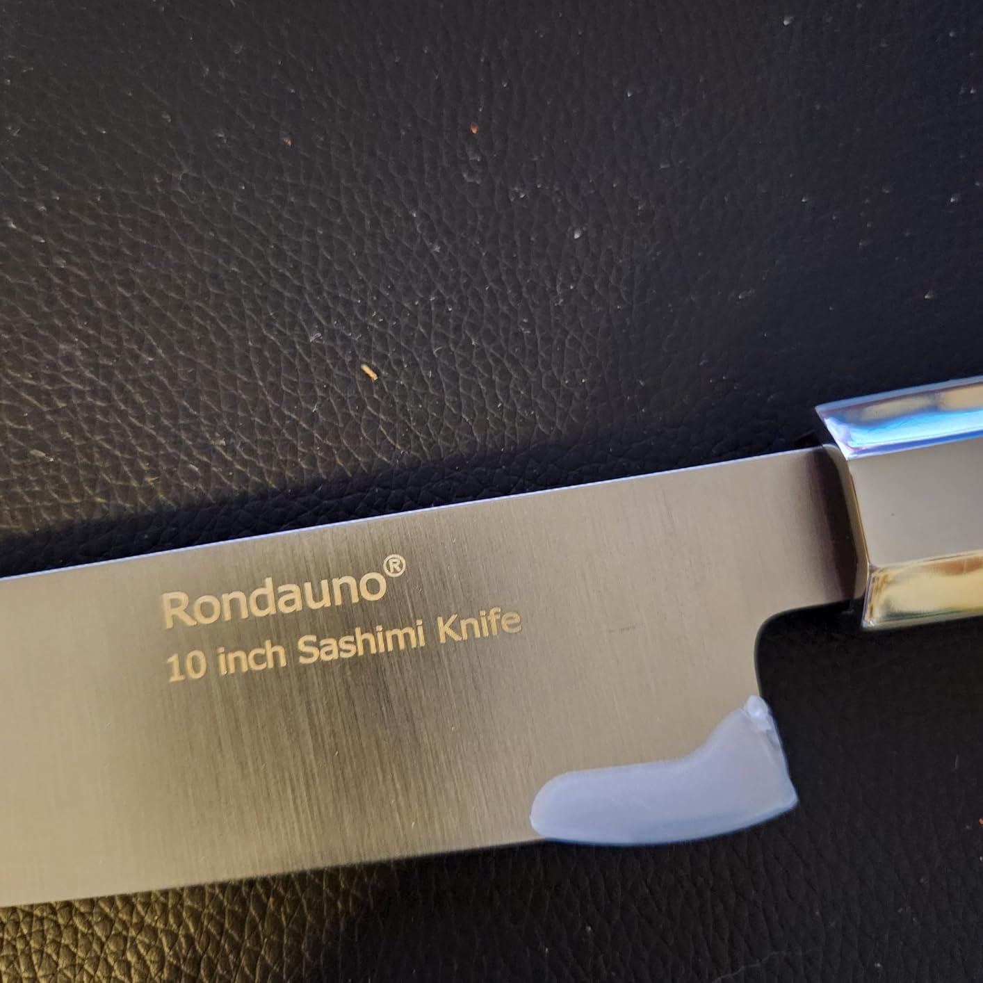 Rondauno Sashimi Knife Yanagiba Sushi Knife 10 inch Japanese High Carbon Stainless Steel for Precision Fish Slicing and Filleting with Ergonomic Wooden Handle customer photo 1