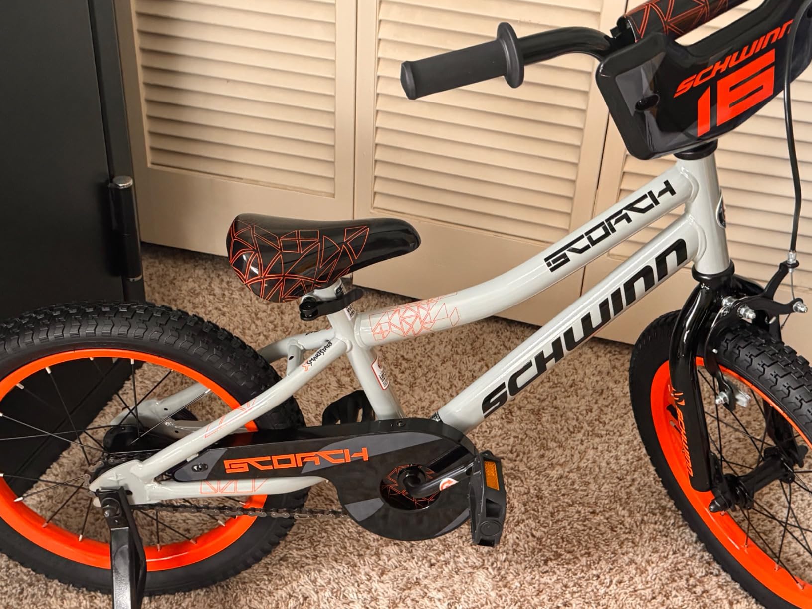 Schwinn Firehawk or Scorch 20 Inch Bike for Kids Ages 3-13, Rear Coaster Brake & Front or Front & Rear Hand Brake customer photo 2