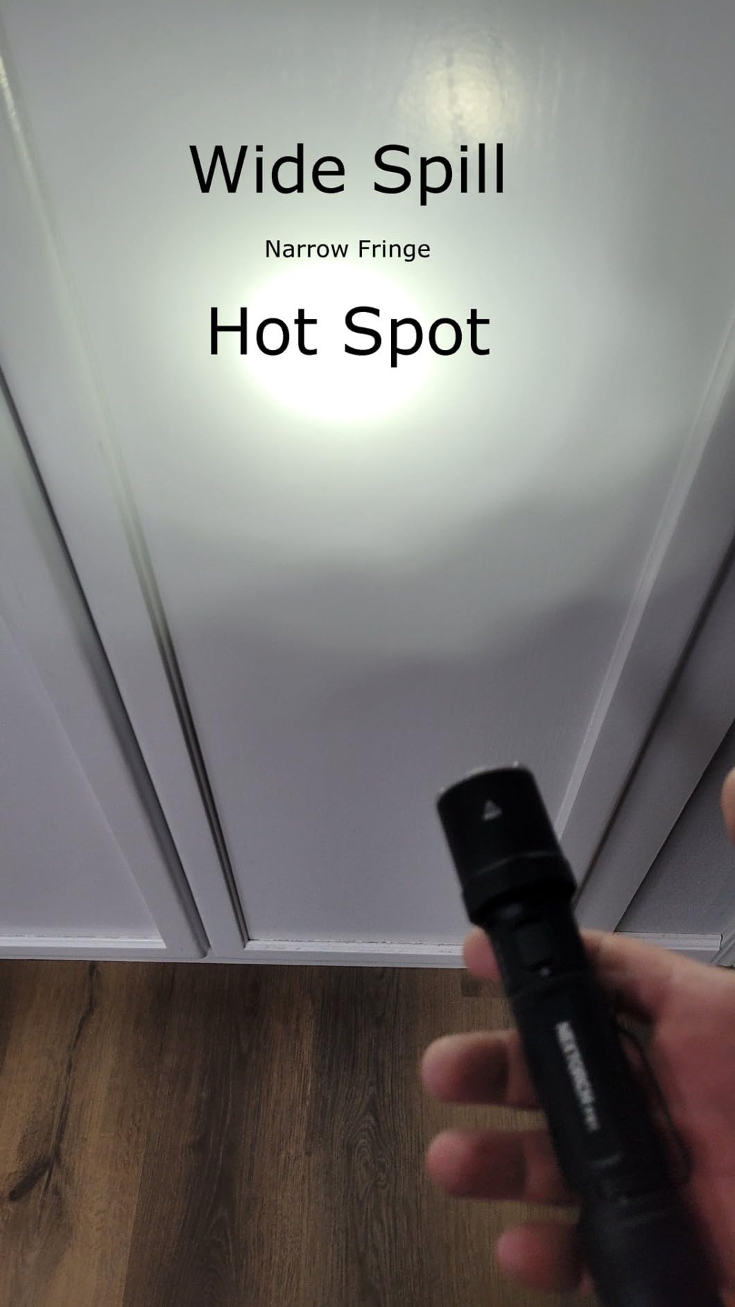 NEXTORCH P91 Tactical Flashlight High Lumens, 5000 Lumens Dual Switch Rechargeable Flashlight with 6 Modes & Strobe & Ceramic Glass Breaker customer photo 1