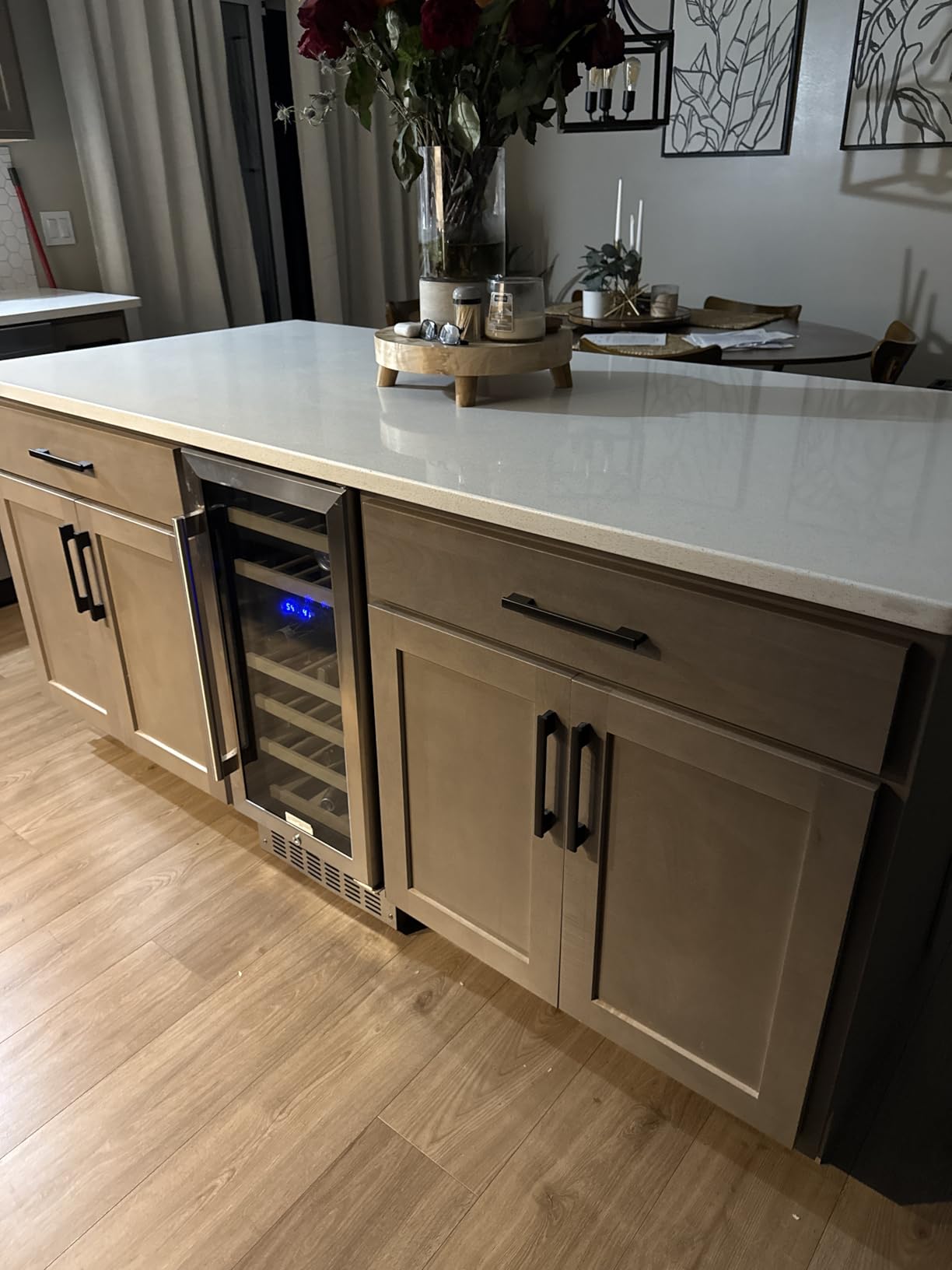 Antarctic Star Wine Fridge, 15 Inch Wine Cooler Refrigerator Under Counter, 28 Bottles Built-in Dual Zone & Freestanding customer photo 1