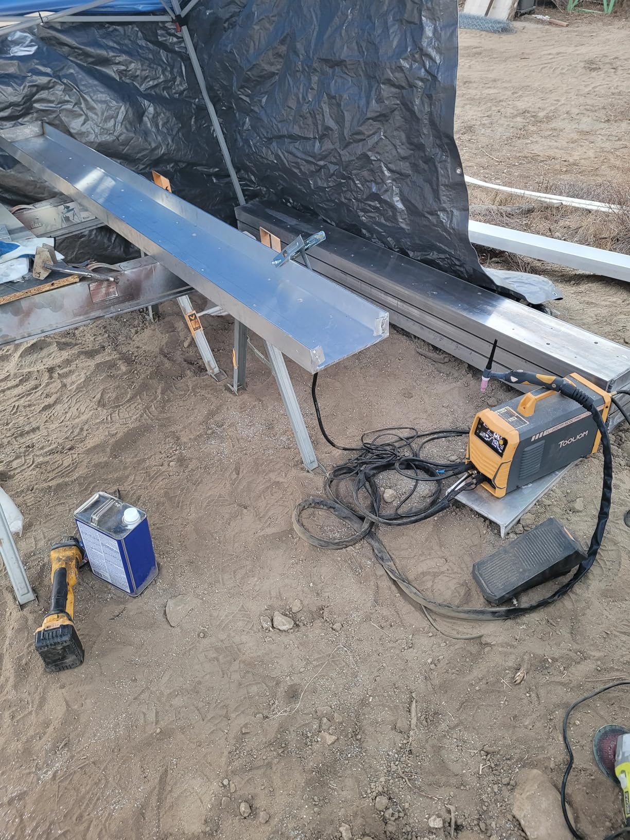 TOOLIOM 200A AC/DC TIG Welder with Pulse, Dual Voltage 110V/220V, Aluminum Welder with IGBT Inverter, Large LED Display, AC TIG/DC TIG/Pulse TIG/SPOT TIG/Stick Multiprocess Welding Machine customer photo 1