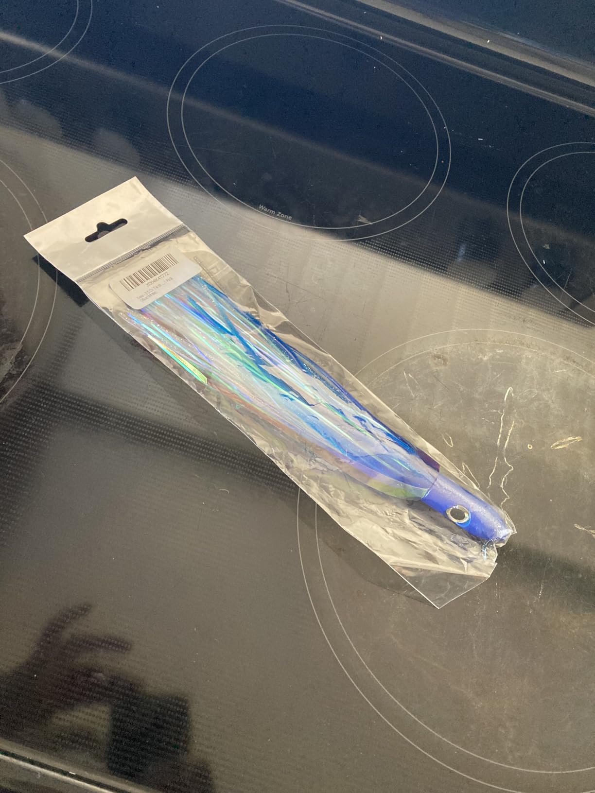 3.5 Oz 7 inch Flying Lure Offshore Trolling Lure, Tuna, Mahi, Wahoo Lure - 1 Pack (Blue/White) customer photo 1