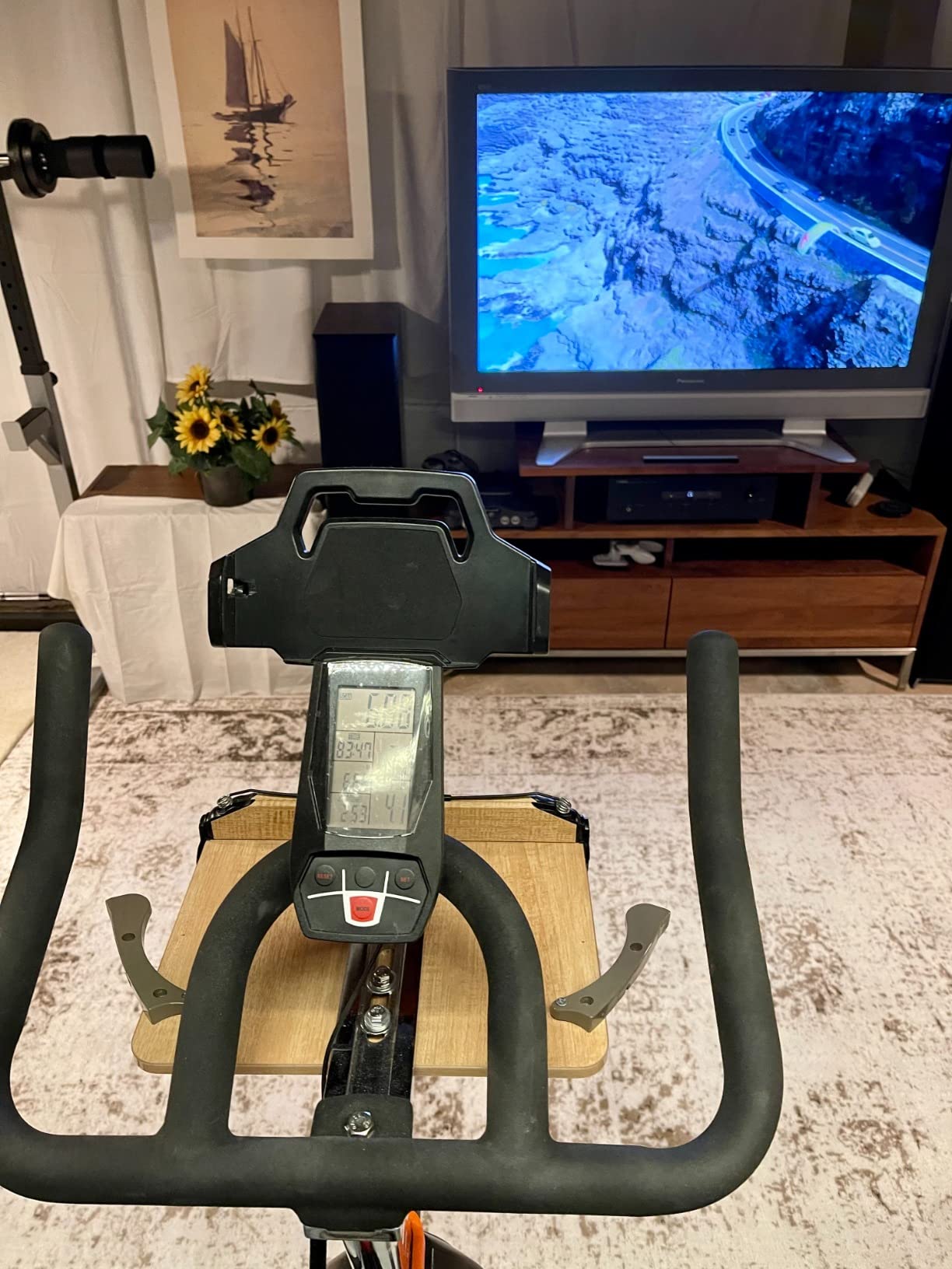 YOSUDA Magnetic Exercise Bike 350 lbs Weight Capacity with Silent Belt Drive customer photo 1