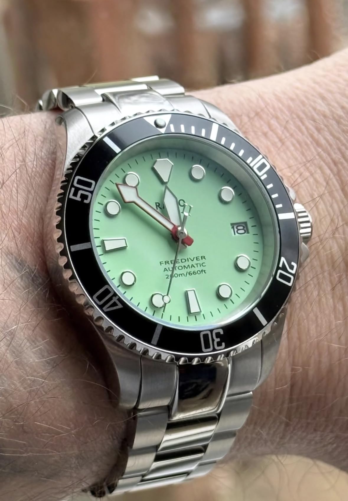 RATIO FreeDiver Sapphire Crystal Diver Watch Japanese Automatic Movement Dive Watch 200m Water Resistant Diving Watch customer photo 2