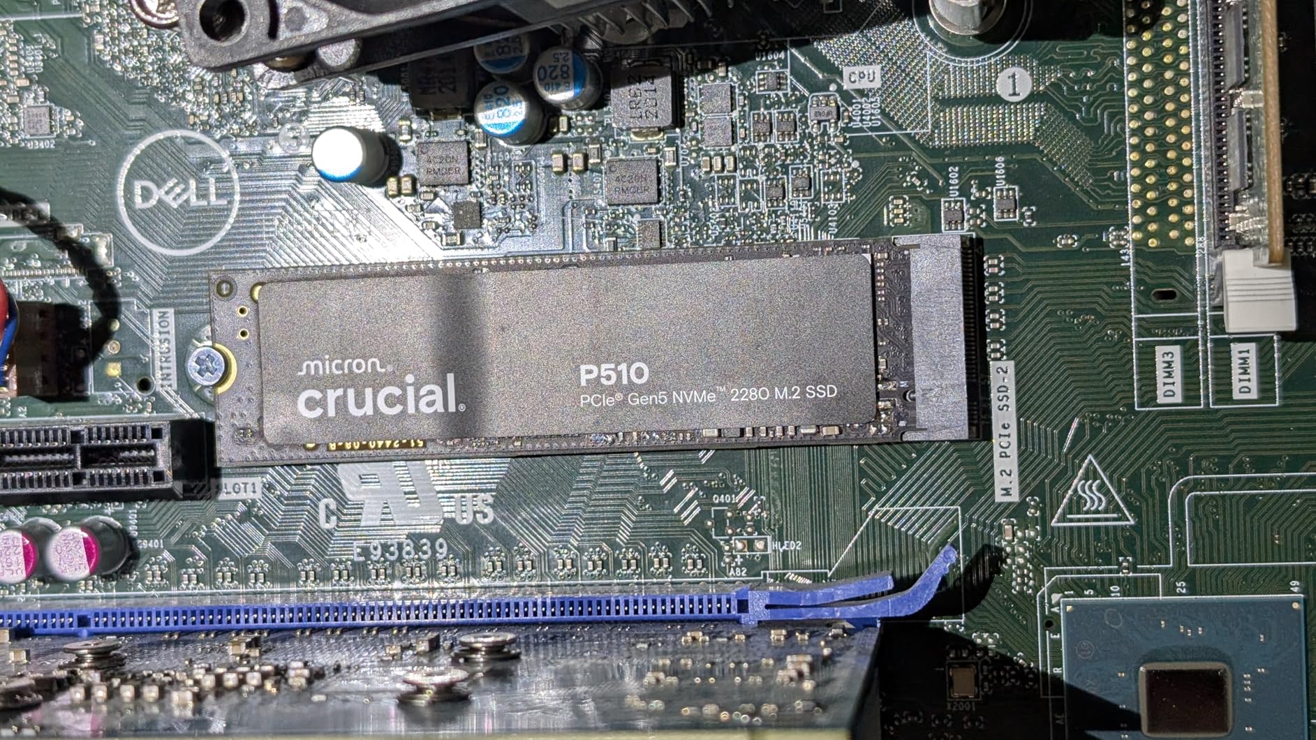 Crucial P510 PCIe Gen5 NVMe 1TB SSD, Up to 11,000MB/s, TLC NAND, Laptop & Desktop (PC) Compatible, for Gamers & Creatives, Solid State Drive customer photo 1