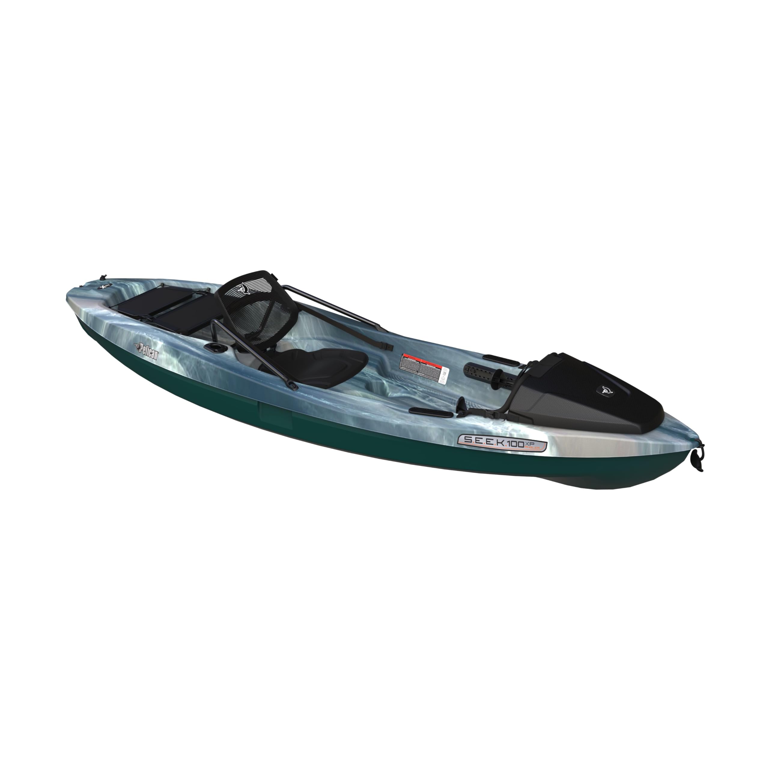 Pelican Seek 100XP - Sit on top Fishing Angler Kayak - Twin-Arched Multi-Chine Hull - Lightweight - 10 ft customer photo 2