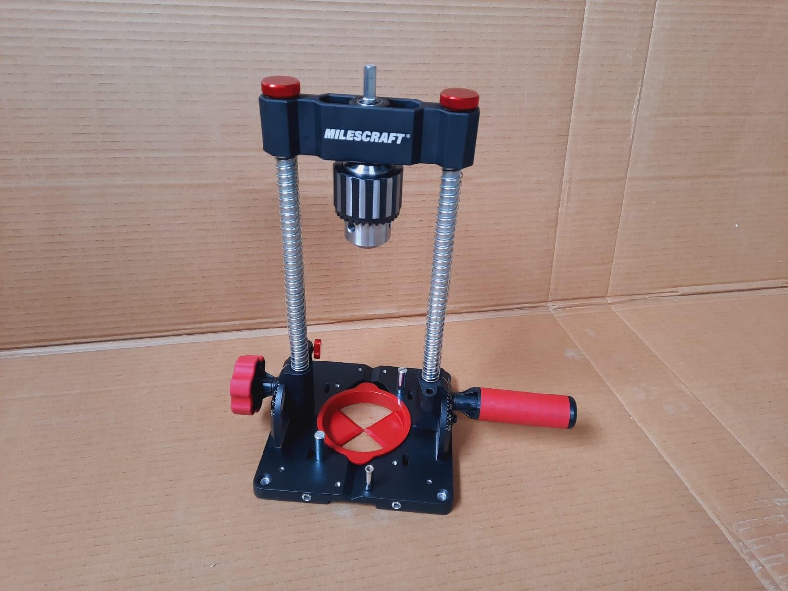 Milescraft 1348 Drill Mate PRO - Heavy-Duty Portable Drill Press Drilling Guide, ½
