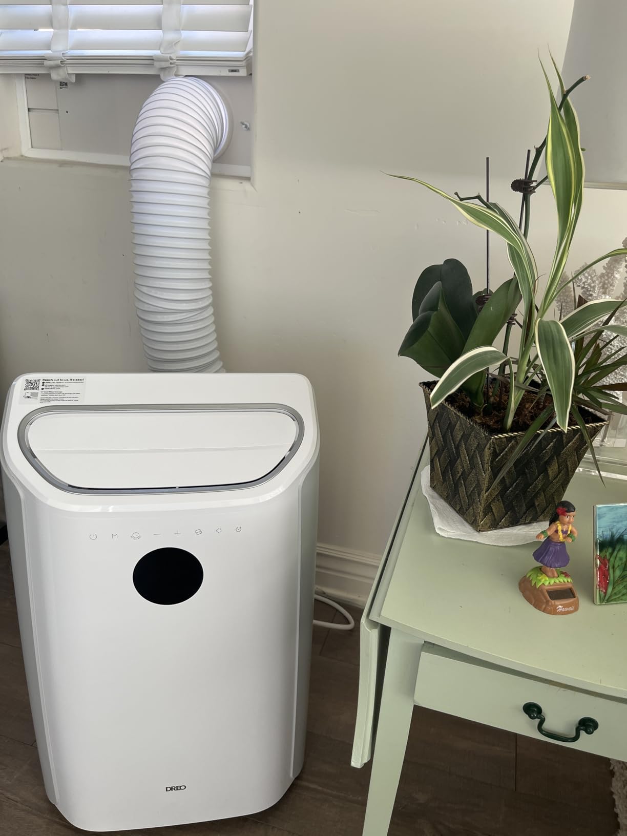 DREO Portable Air Conditioner 516S, 14000 BTU ASHRAE (10000 BTU DOE) Smart AC Unit for Bedroom with Drainage-free Cooling, Fan & Dehumidifier 3 in 1, APP/Voice/Remote, Quiet Standing AC for Room Indoors customer photo 1