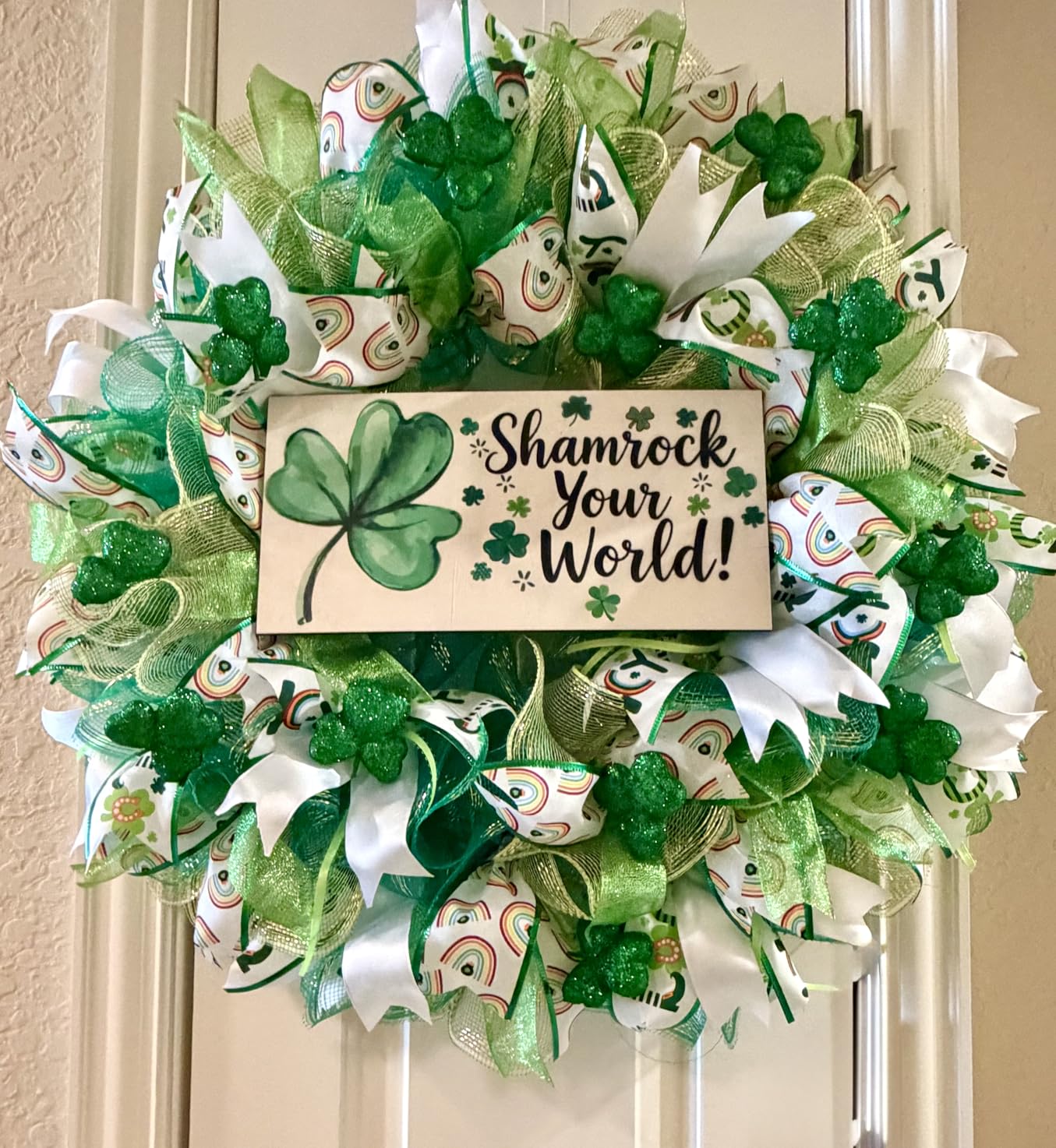 Thanksgiving Decorations - Welcome Sign for Front Door, Rustic Round Wood Wreaths for Outdoor, Maple Leaves Garland Porch Decor for Thanksgiving Friendsgiving - Fall Decor for Room Kitchen Wall customer photo 1