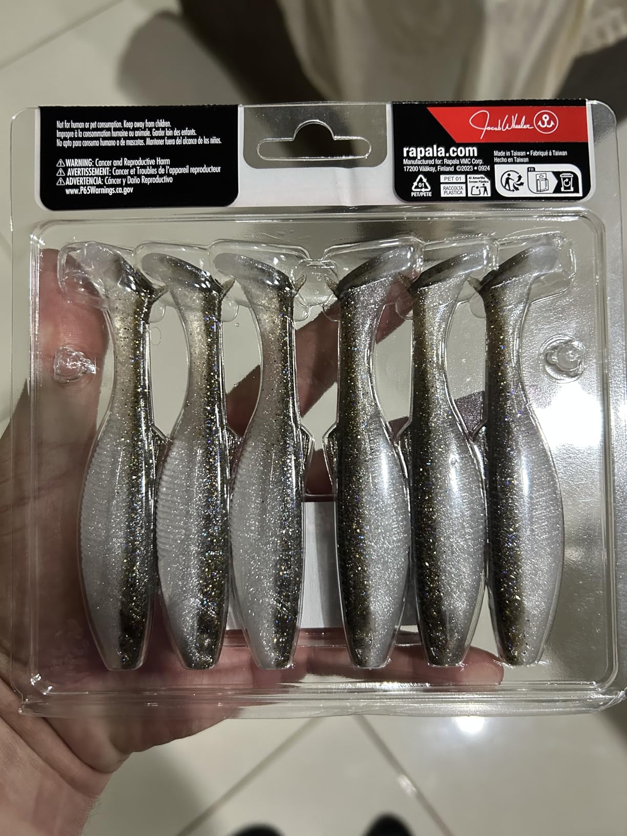 Rapala CrushCity Mayor Soft Plastic Paddle Tail Swimbait, Strong Kicking Action for Swim Jigs & Underspins, Bass, Redfish, Trout, Snook, Walleye & More customer photo 2