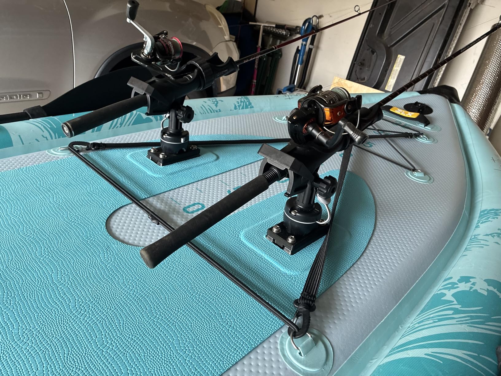 ZLX 11'6''x42'' Extra Wide Inflatable Fishing Paddle Board for Adults- Stable Non-Slip Deck Pad, Dual Reinforced Sides & Quiet Glide, 400lb Capacity SUP, Rod Mount, Camera Mount customer photo 2